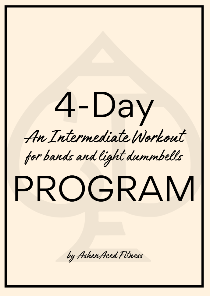4 Day Intermediate Workout